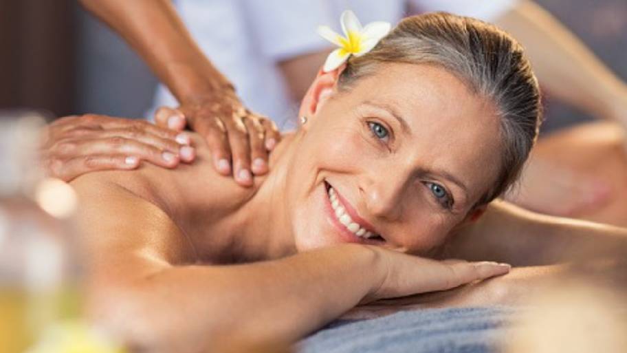 Focusing on your breathing is a simple but effective way to stay present during a massage