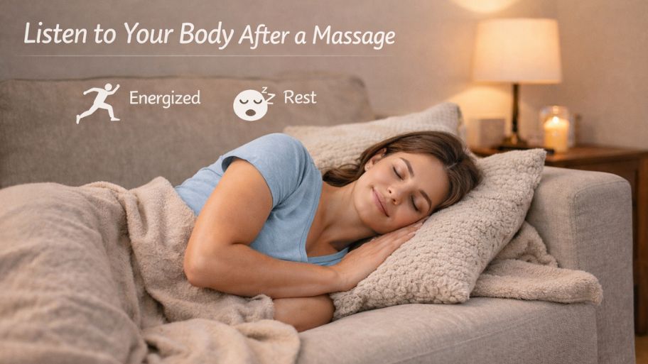 Essential what to do after a massage advice you must know Listen to your body and rest after massage