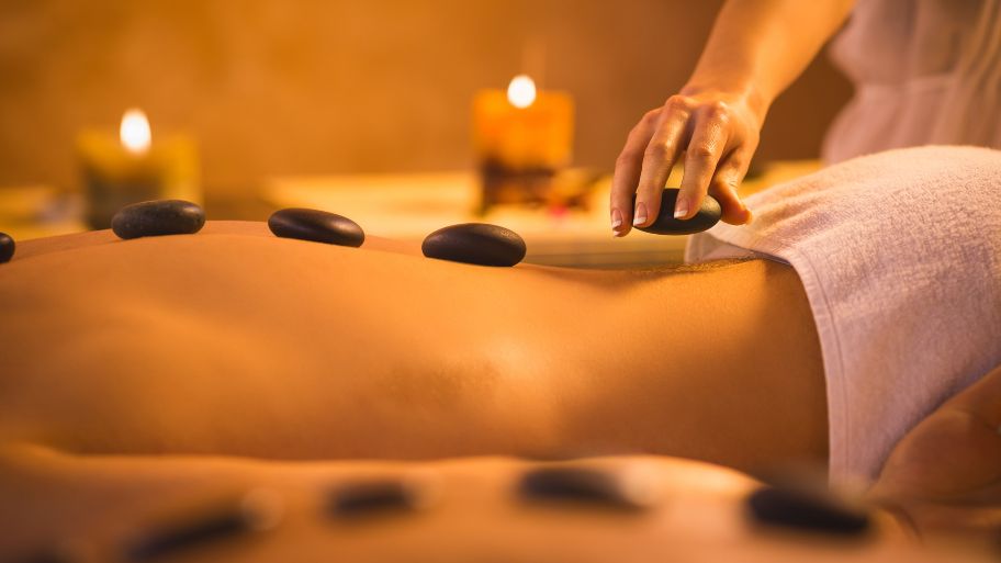 Full body hot stone massage and the art of deep relaxation Promotes full body relaxation