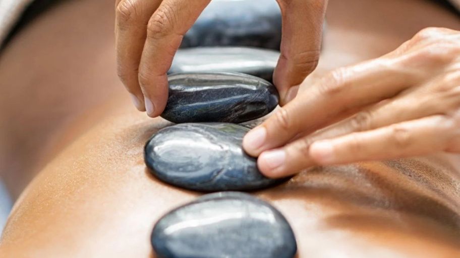 What is volcanic stone massage?