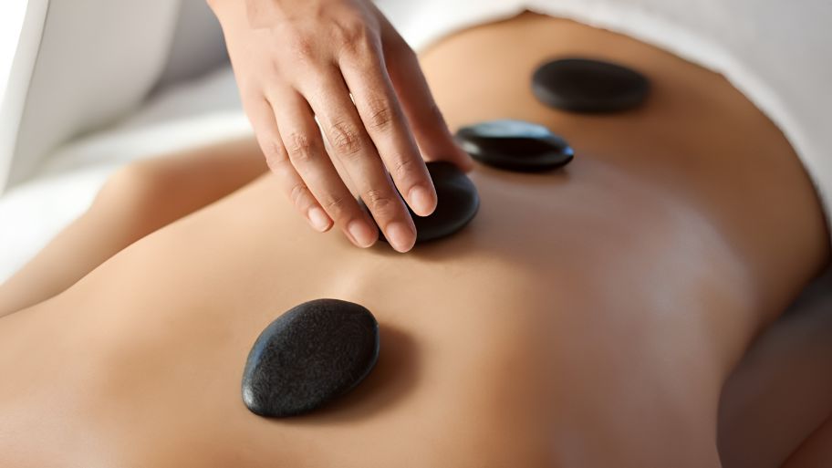 River stones naturally smooth and comfortable